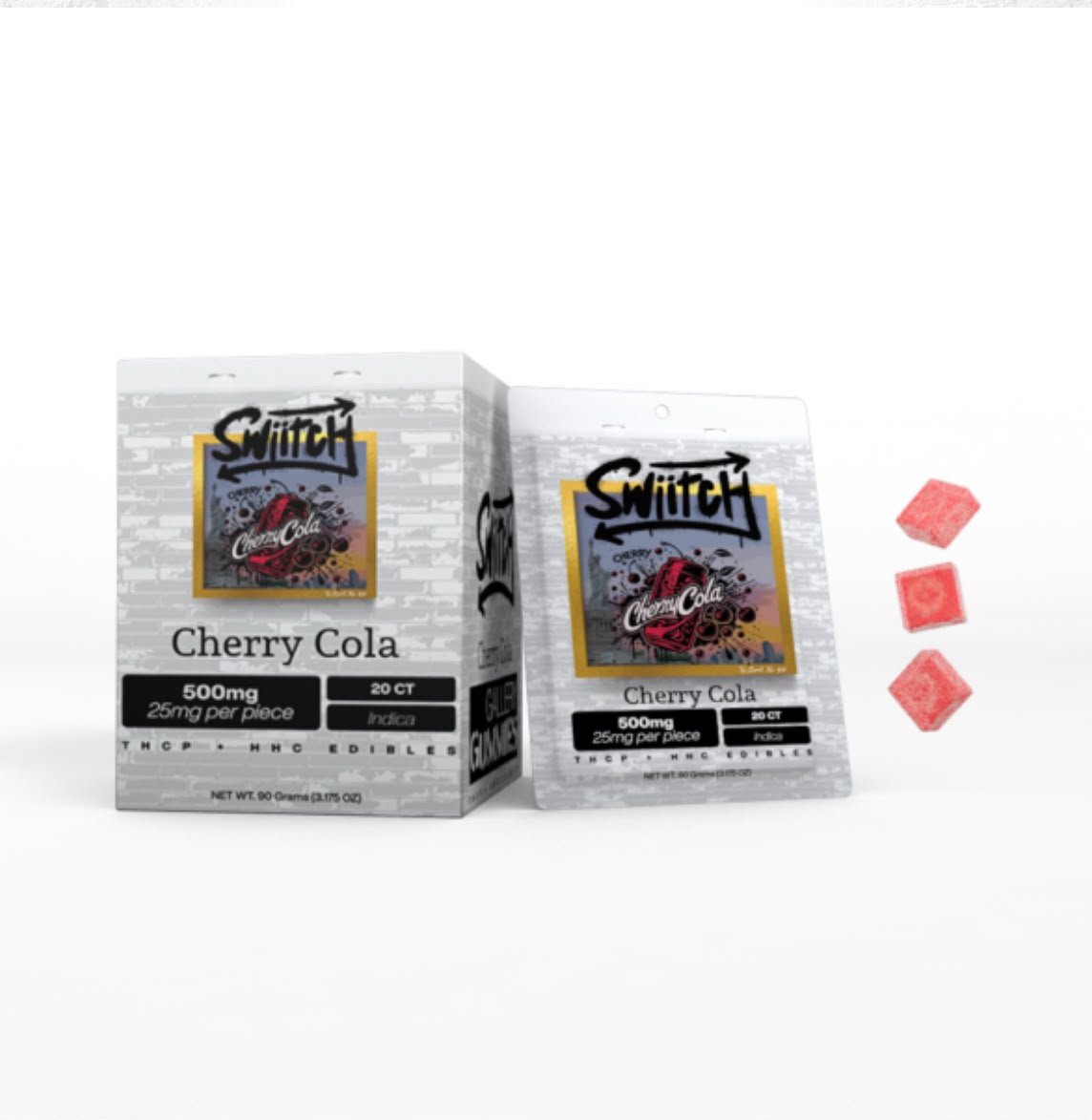 swiitch 500mg infused gummies